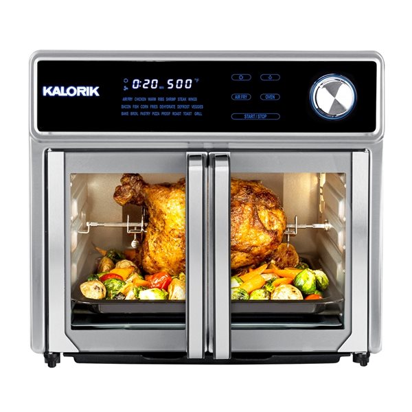 Kalorik MAXX 24.6L (5.41gal.) Stainless Steel Digital Air Fryer Oven