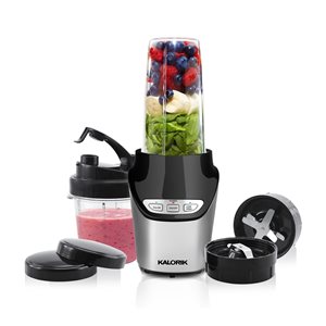 Kalorik Nutrition 33.8-oz. Silver 1000-Watt Pulse Control Blender - 8-Piece