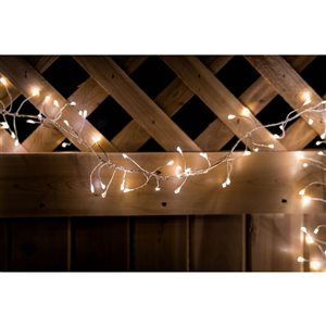 Hi-Line Gift Ltd. 6.58-ft 200-Light Plug-In Warm White Integrated LED String Lights