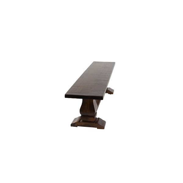 Grayson Lane Rustic Stained Brown Accent Bench