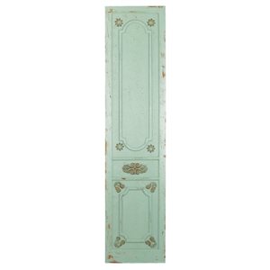 Grayson Lane 78-in H x 18-in W Green Metal Farmhouse/Rustic Floral and Botanical Wall Accent