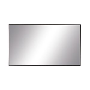 Grayson Lane 40-in L X 24-in W Contemporary Rectangle Black Framed Wall Mirror