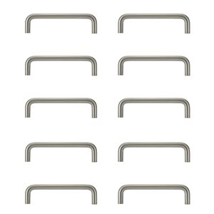 Richelieu Castleton 3 3/4-in Brushed Nickel Metal Contemporary Cabinet Pulls - 10-Pack