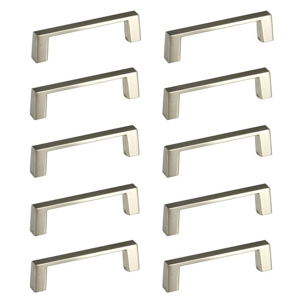 Richelieu Eglinton 3 In Brushed Nickel, Contemporary Cabinet Pulls Brushed Nickel