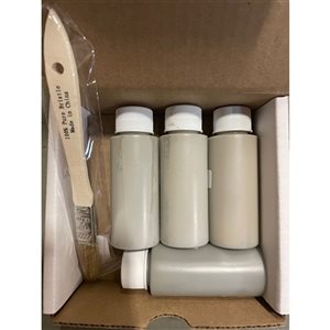 Quality Stone Stacked Stone Grey Brown Latex Paint Kit 4 x 2-oz. Tube