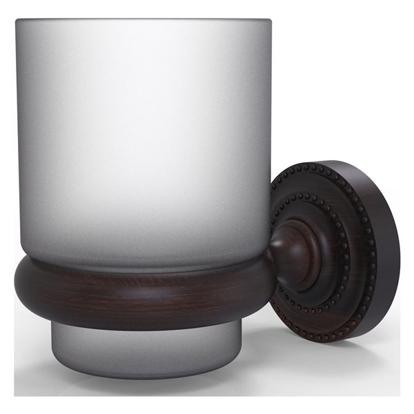 Allied Brass Dottingham Venetian Bronze Brass Tumbler and Toothbrush Holder