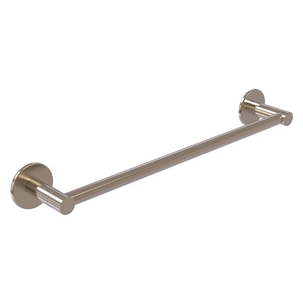 Allied Brass Fresno 24-in Antique Pewter Wall Mount Single Towel Bar