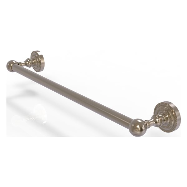 Allied Brass Dottingham 36-in Antique Pewter Wall Mount Single Towel Bar