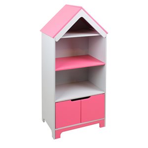 Danawares Pink and White Rectangular Toy Storage