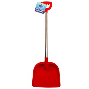 Go! Zone 8.6-in Blade Plastic Snow Shovel with 20-in Shaft and Poly Handle