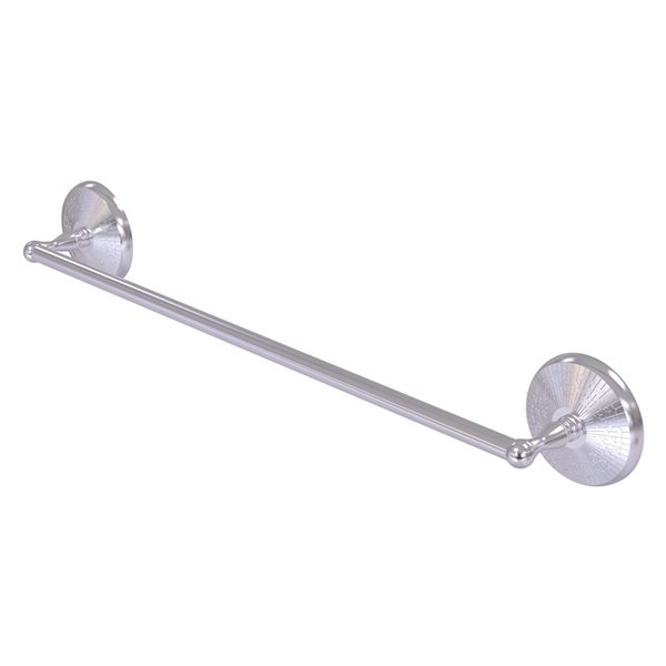 Allied Brass Monte Carlo 36-in Satin Chrome Wall Mount Single Towel Bar