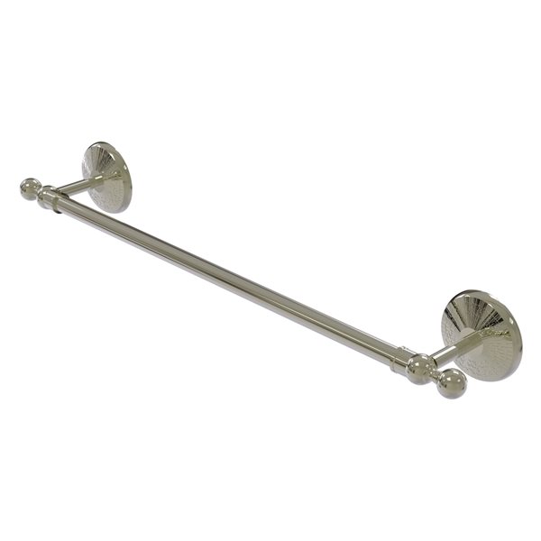 Allied Brass Monte Carlo 24-in Wall Mount Polished Nickel Single Towel Bar
