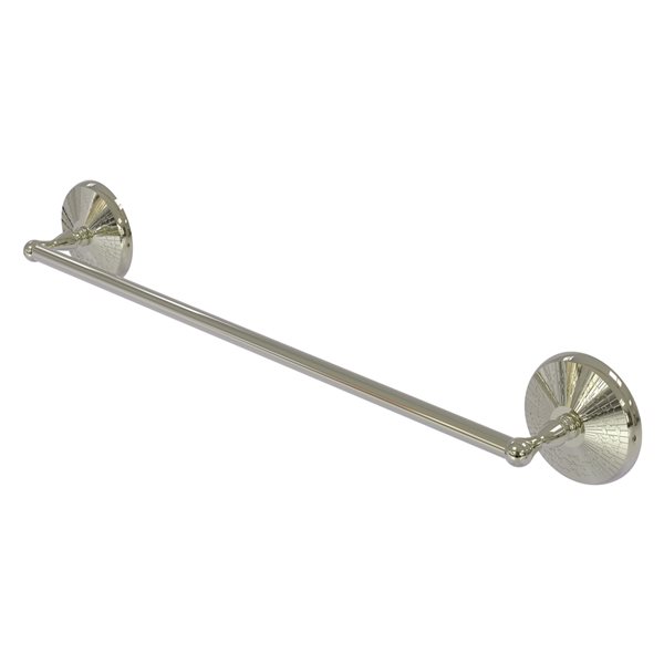 Allied Brass Monte Carlo 24-in Polished Nickel Wall Mount Single Towel Bar