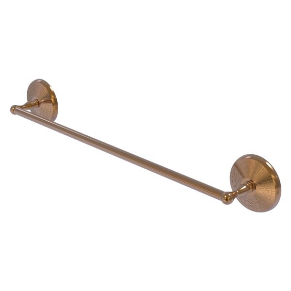 Allied Brass Monte Carlo 36-in Brushed Bronze Wall Mount Single Towel Bar