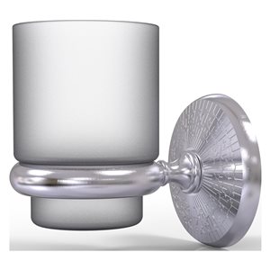 Allied Brass Monte Carlo Satin Chrome Brass Wall Mount Tumbler Holder