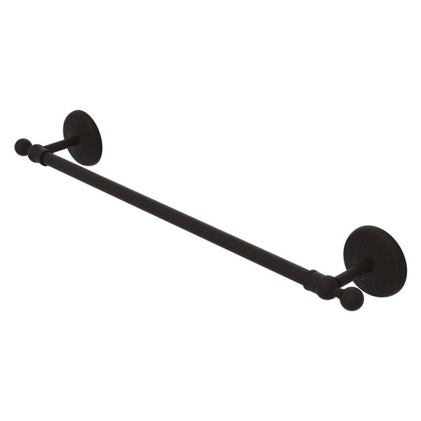 Allied Brass Monte Carlo 24-in Wall Mount Oil-Rubbed Bronze Single Towel Bar