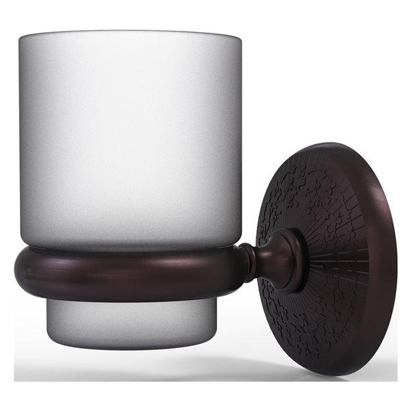 Allied Brass Monte Carlo Antique Bronze Brass Wall Mount Tumbler Holder