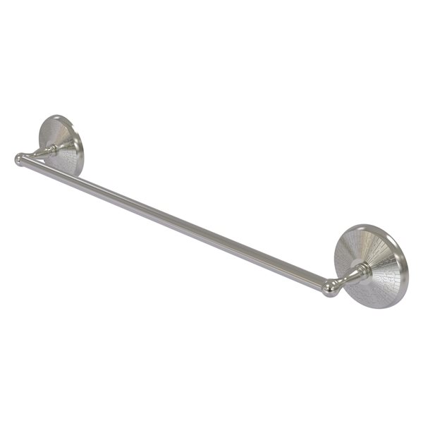 Allied Brass Monte Carlo 24-in Satin Nickel Wall Mount Single Towel Bar