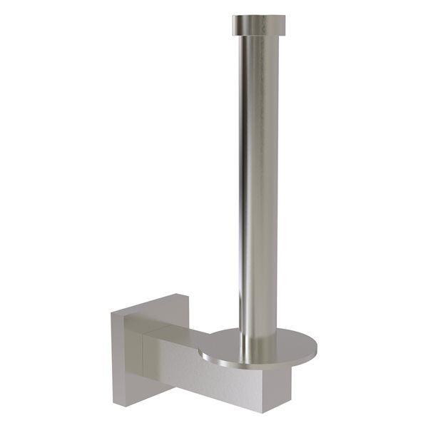 Allied Brass Montero Satin Nickel Wall Mount Single Post Toilet Paper Holder