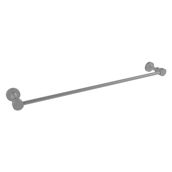 Allied Brass Foxtrot 24-in Matte Grey Wall Mount Single Towel Bar