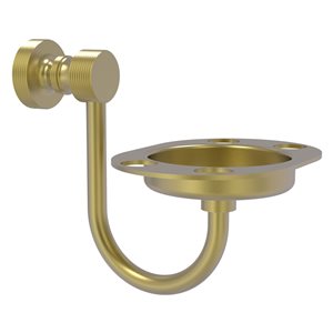 Allied Brass Foxtrot Satin Brass Tumbler and Toothbrush Holder