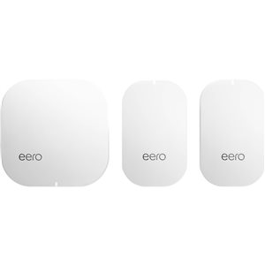 Système de Wi-Fi maillé eero Pro blanc d'Amazon (1 pro et 2 Beacons)
