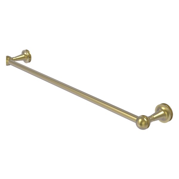 Allied Brass Mambo 24-in Satin Brass Wall Mount Single Towel Bar