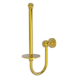 Allied Brass Mambo Wall Mount Single Post Toilet Paper Holder in Polished Brass