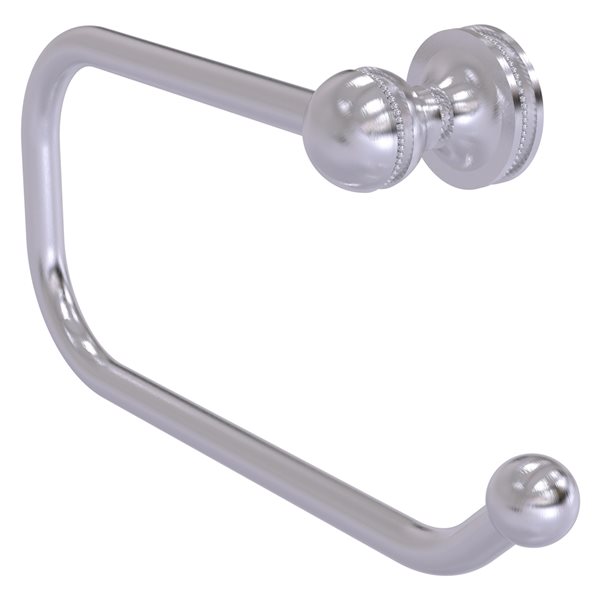 Allied Brass Mambo Satin Chrome Wall Mount Single Post Toilet Paper Holder