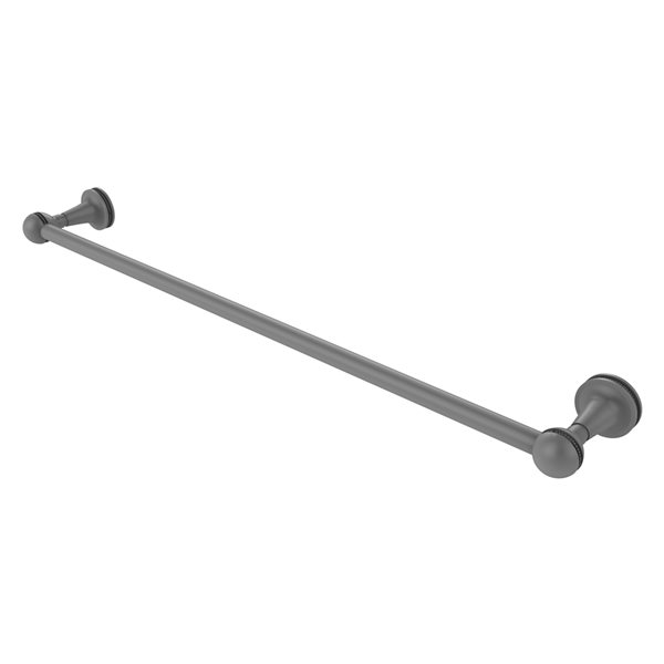 Allied Brass Mambo 30-in Matte Grey Wall Mount Single Towel Bar