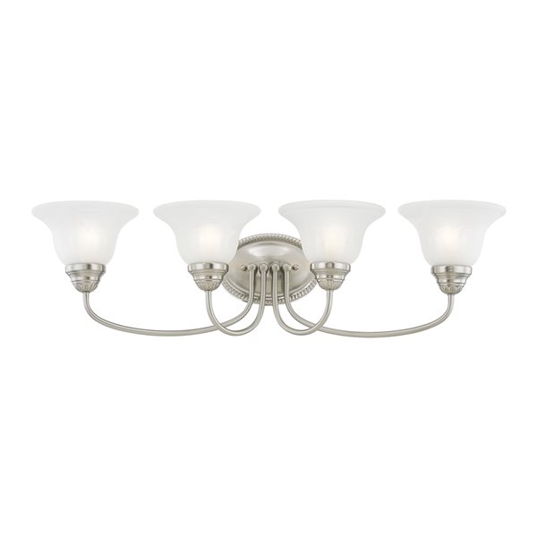 Livex Lighting Edgemont 4-light Nickel Traditional Vanity Light