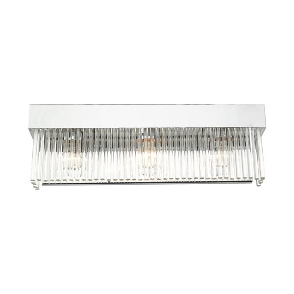 Livex Lighting Norwich 23.25-in W 3-light Polished Chrome Modern/contemporary Wall Sconce
