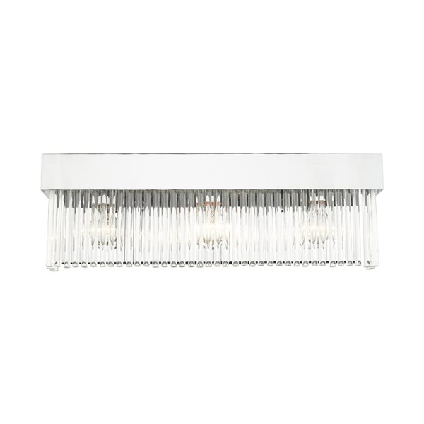 Livex Lighting Norwich 23.25-in W 3-light Polished Chrome Modern/contemporary Wall Sconce