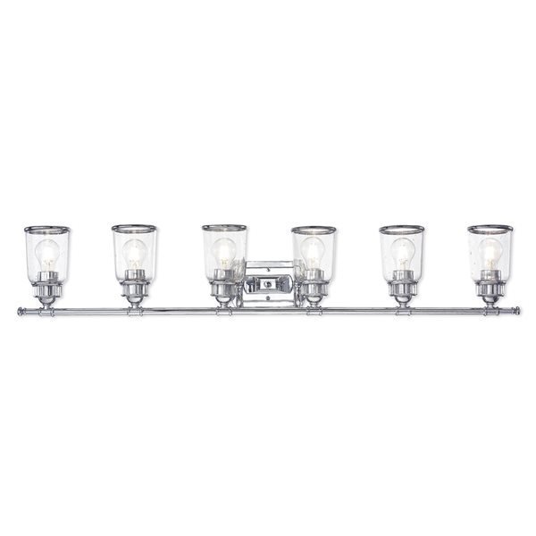Livex Lighting Lawrenceville 6-light Chrome Traditional Vanity Light