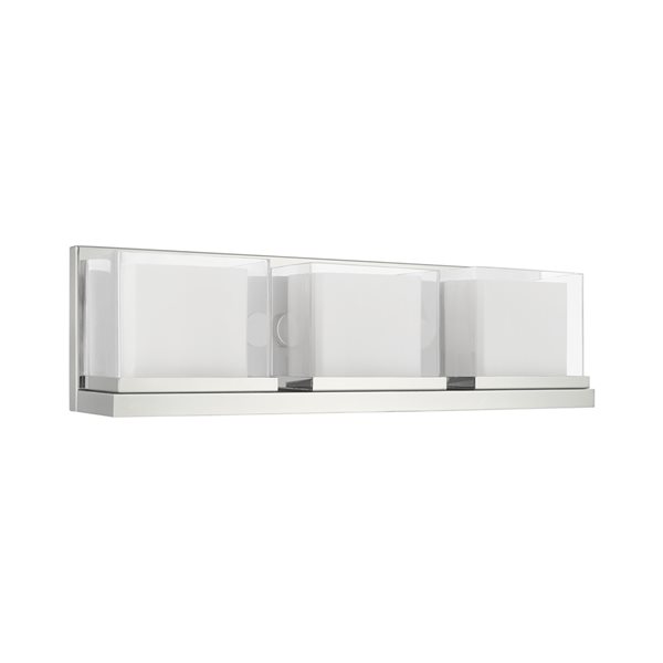 Livex Lighting Duval 3-light Chrome Modern/contemporary Vanity Light
