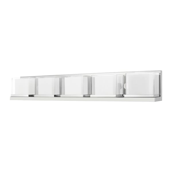 Livex Lighting Duval 5-light Chrome Modern/contemporary Vanity Light