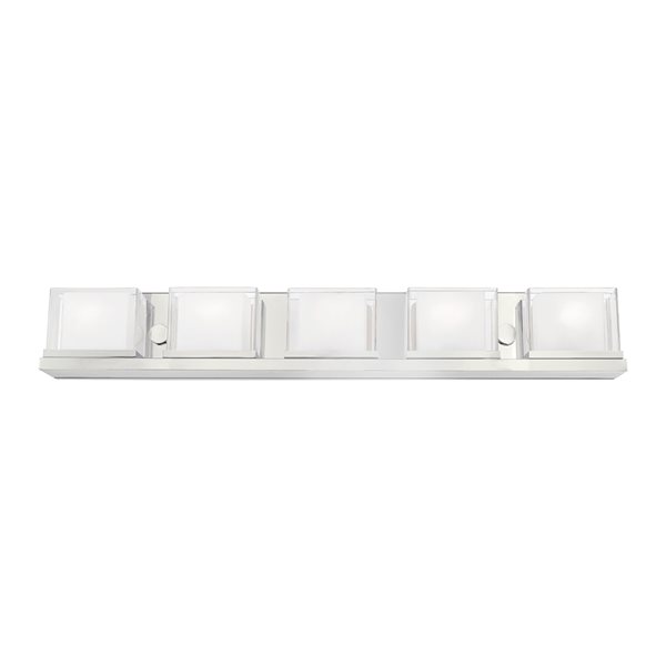 Livex Lighting Duval 5-light Chrome Modern/contemporary Vanity Light