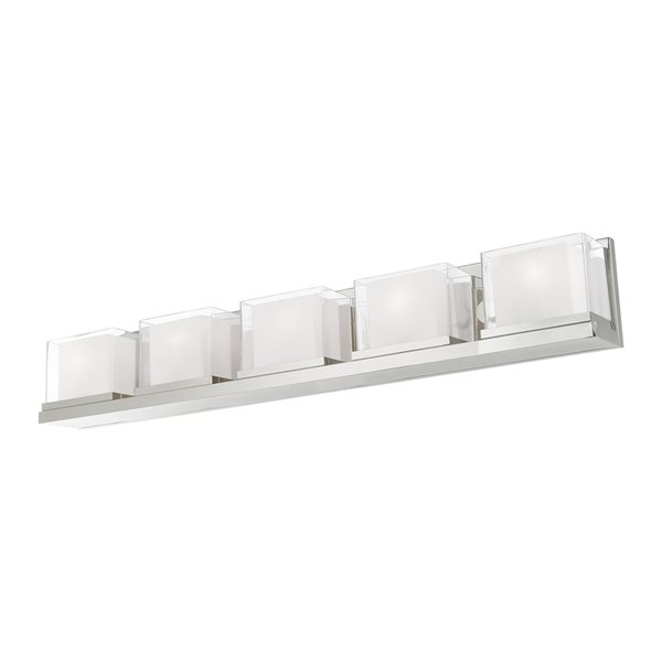 Livex Lighting Duval 5-light Chrome Modern/contemporary Vanity Light