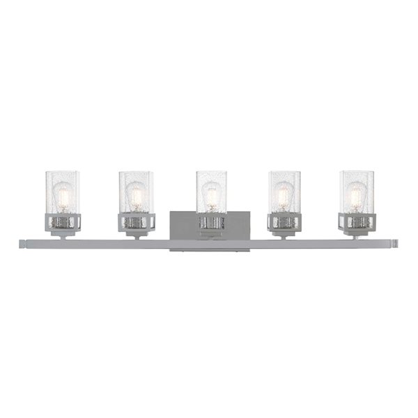 Livex Lighting Harding 5-light Chrome Transitional Vanity Light