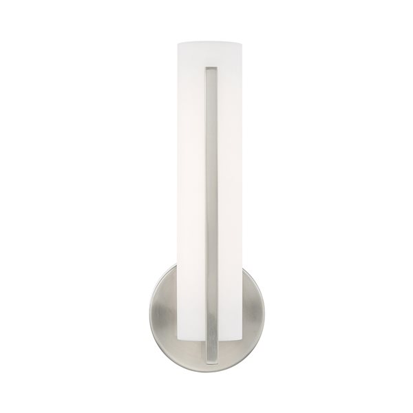 Livex Lighting Visby 4.38-in W 0-light Brushed Nickel Modern/contemporary Wall Sconce