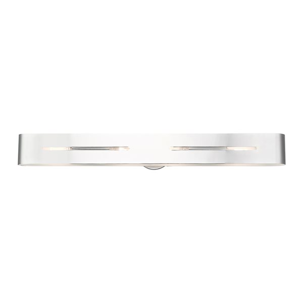 Livex Lighting Ravena 4-Light Chrome Industrial Vanity Light