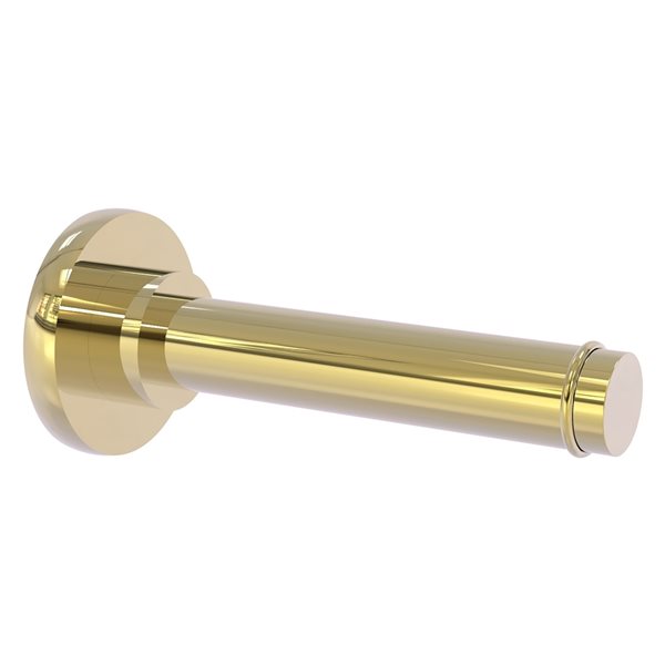 Allied Brass Prestige Skyline Unlacquered Brass Single Post Wall Mount Toilet Paper Holder