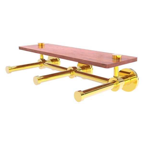 Allied Brass Prestige Skyline Collection hardwood Shelf with