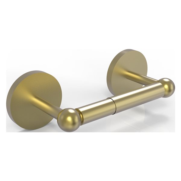 Allied Brass Prestige Skyline Wall Mount Satin Brass Double Post Toilet Paper Holder