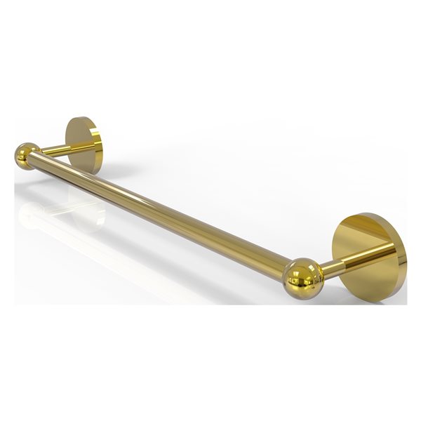 Allied Brass Prestige Skyline 36-in Polished Brass Wall Mount Single Towel Bar