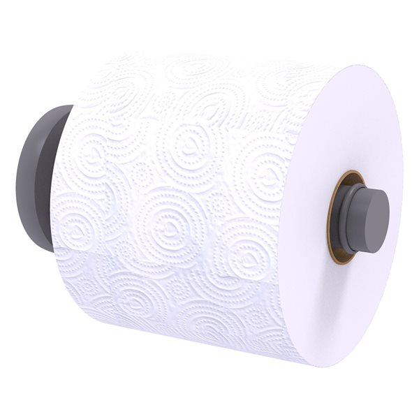 Allied Brass Prestige Skyline Matte Grey Single Post Wall Mount Toilet Paper Holder