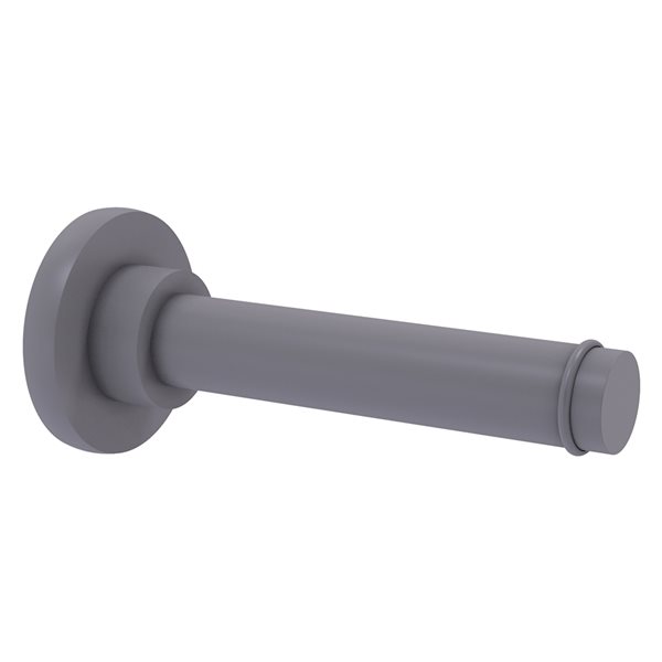 Allied Brass Prestige Skyline Matte Grey Single Post Wall Mount Toilet Paper Holder