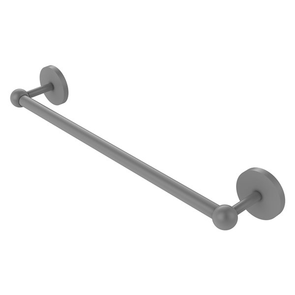 Allied Brass Prestige Skyline 30-in Matte Grey Wall Mount Single Towel Bar