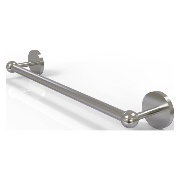 Allied Brass Prestige Skyline 36-in Satin Nickel Wall Mount Single Towel Bar