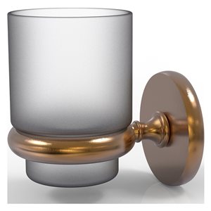 Allied Brass Prestige Skyline Brushed Bronze Brass Tumbler Holder